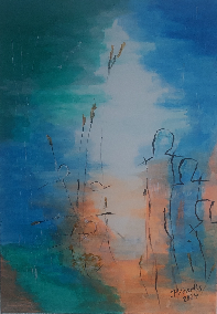 "Walk" 50 x 70 cm (canvas) April 2024