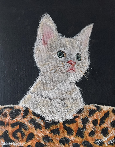 "Sweet Cat" 30 x 40 cm (on canvas) 23.10.25