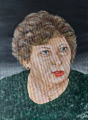 "Mother" acrylic painting - 30 x 40 cm (on canvas), completed Dec 2024 "Mother" acrylic painting - 30 x 40 cm (on canvas), completed Dec 2024
